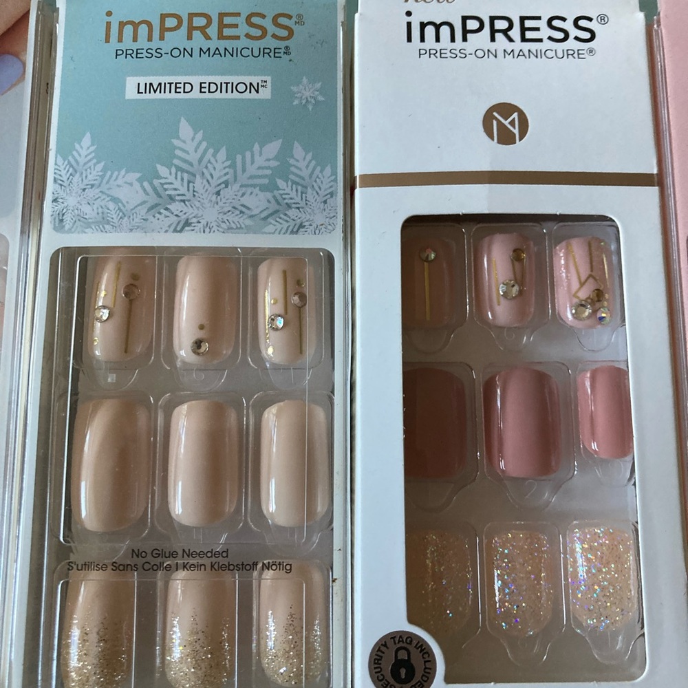 Lot of 6 impress nail manicure